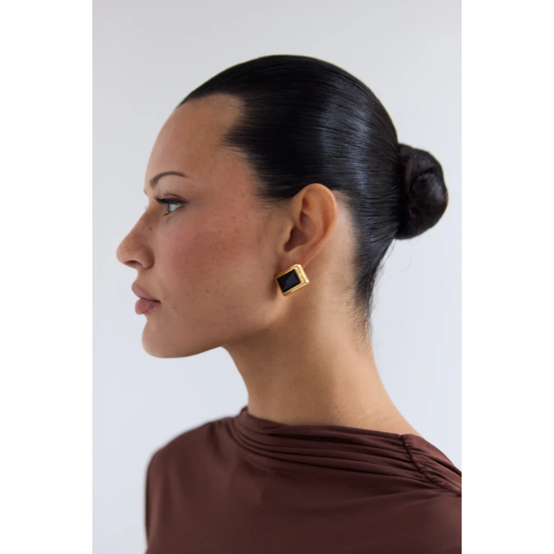ARCHER RECTANGLE EARRINGS - Image 10