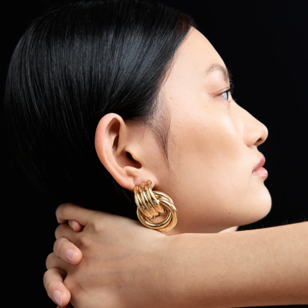 DOUBLE KNOT EARRINGS - Image 10